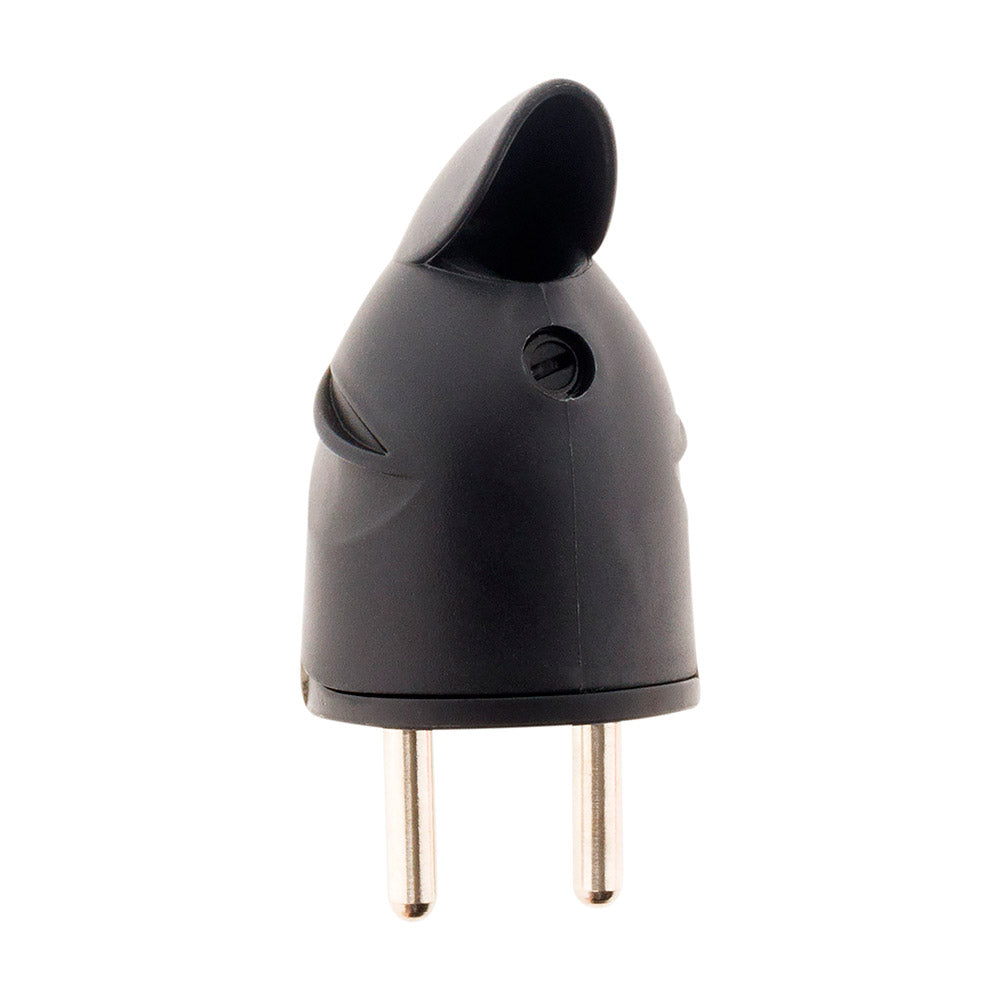 Fiche mâle coudée 16A 2P+T - Zenitech