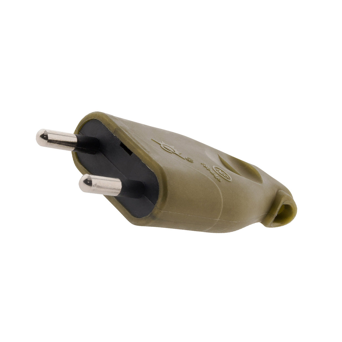 Fiche mâle 2P 6A latérale - Zenitech