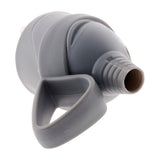 Fiche mâle anneau + ergot 16A 2P+T - gris - Zenitech