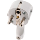 Fiche mâle 2P+T 16A extraplate - Zenitech