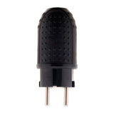 Fiche caoutchouc mâle 16A - 2P+T - Zenitech