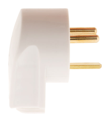 Fiche mâle 20A coudée 2 P+T - Zenitech