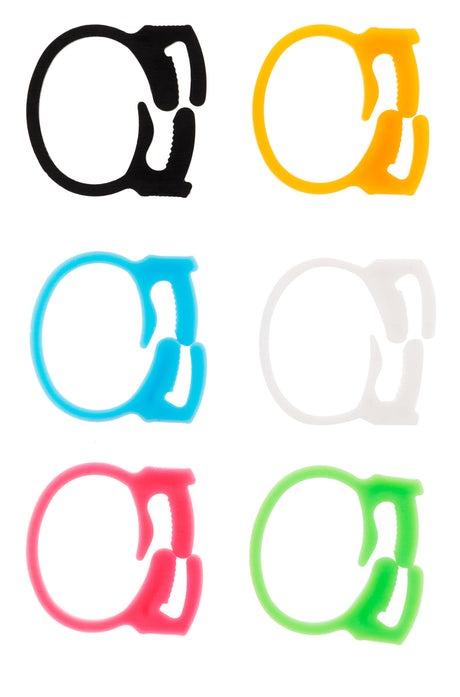 Lot de 6 clips pour cordons et câbles - Zenitech