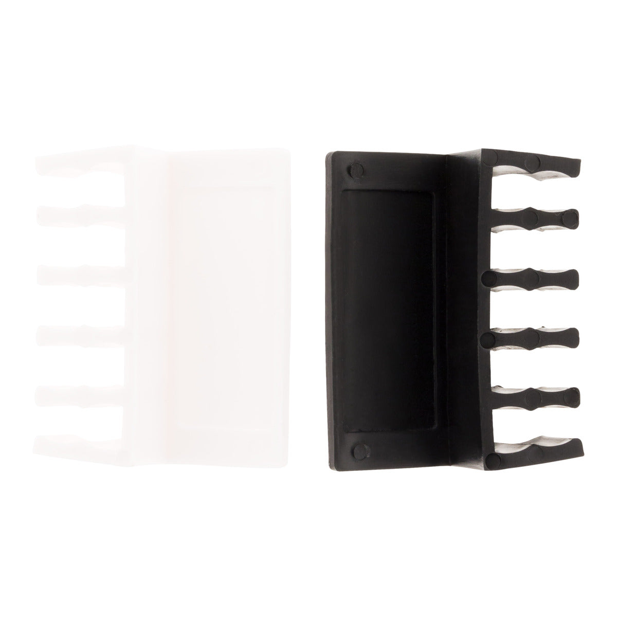 Lot de 2 ranges câble (auto-collants) - 5 fixations - Zenitech