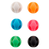Lot de 6 doubles clips pour câbles - Zenitech