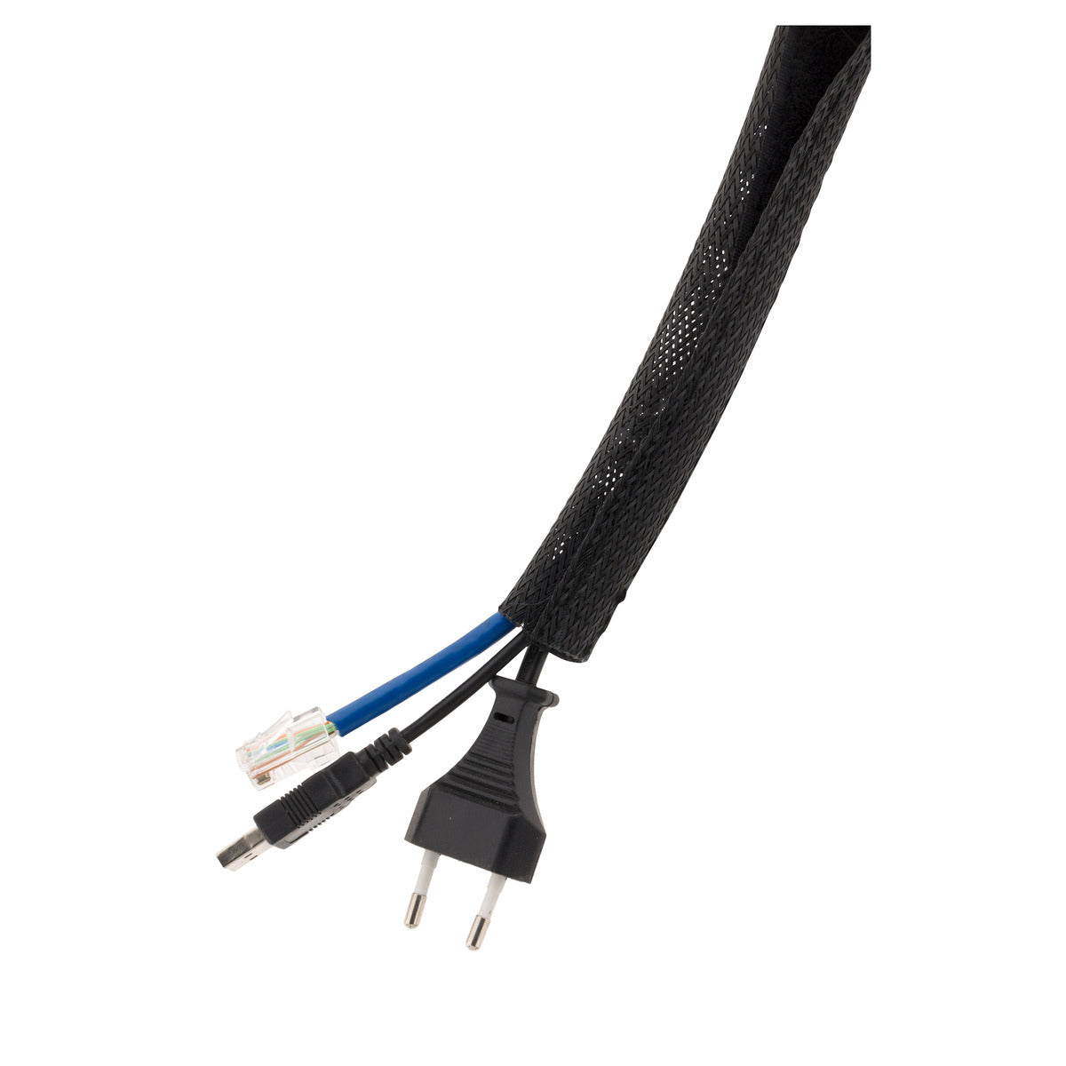 Gaine auto agrippante 2m - range cordons ou câbles - Zenitech