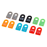 Lot de 12 repère câbles multicolores - Zenitech