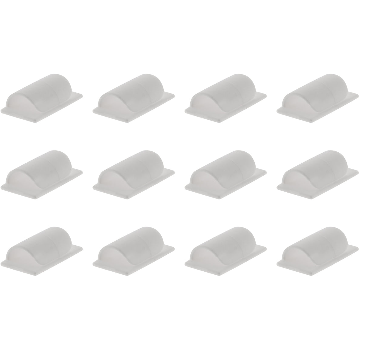 Lot de clips larges (auto-collants) pour cordons et câbles - Zenitech