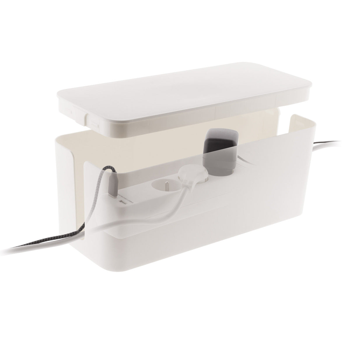 Boite cache multiprise Blanche - Zenitech