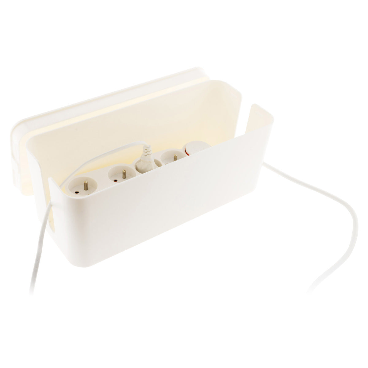 Boite cache multiprise Blanche - Zenitech
