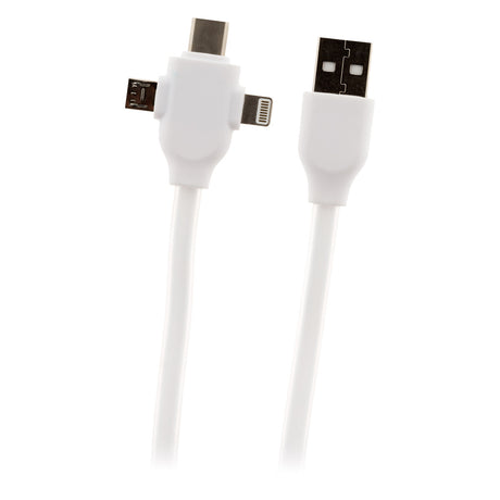 Câble USB universel USB-C, Micro USB et Lightning - Zenitech