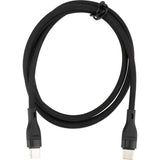 Câble USB-C vers USB-C 60W longueur 1m - noir - Zenitech