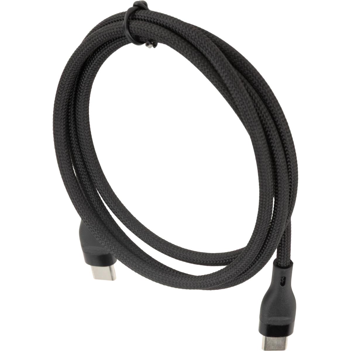 Câble USB-C vers USB-C 60W longueur 1m - noir - Zenitech