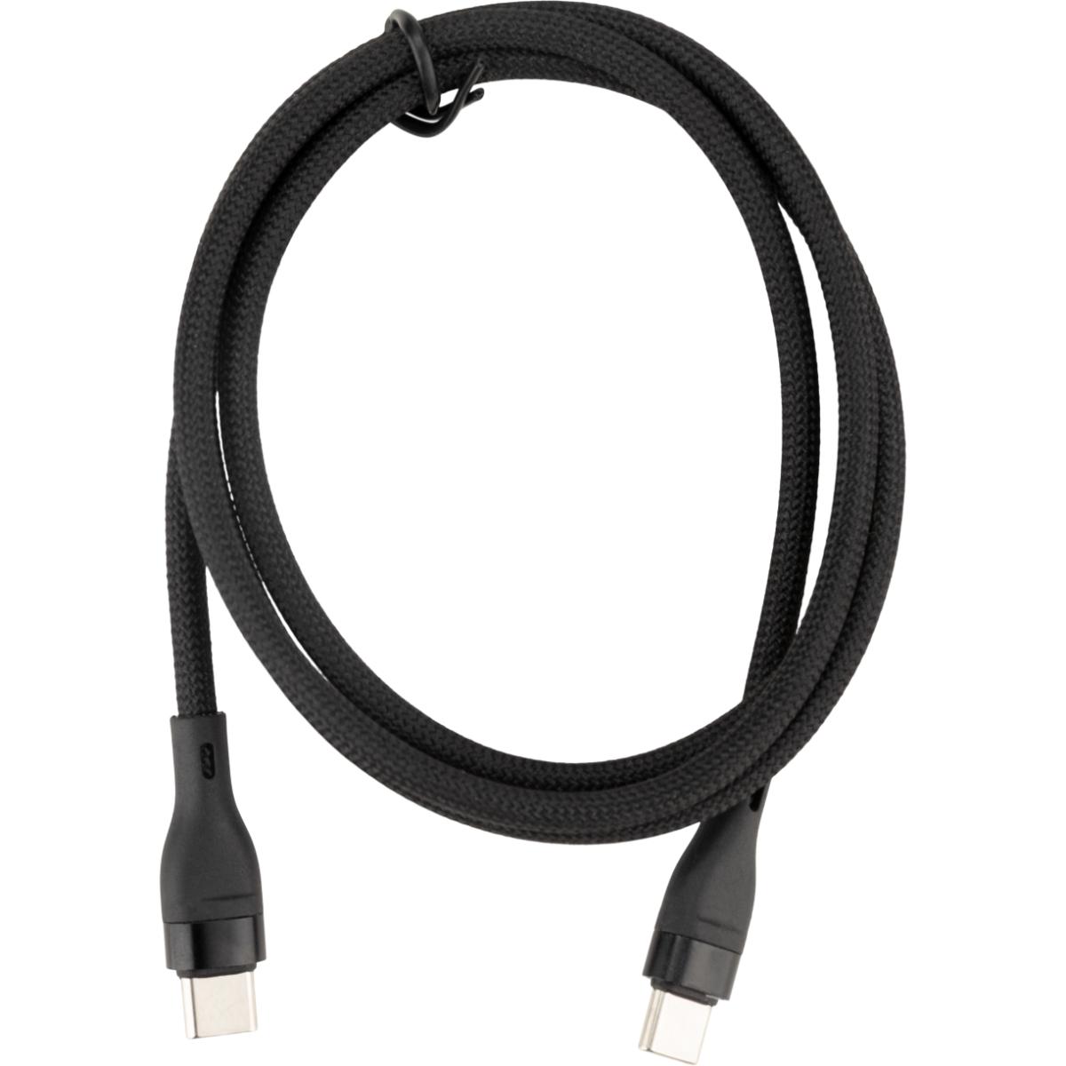 Câble USB-C vers USB-C 60W longueur 1m - noir - Zenitech