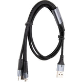 Câble USB triple tête USB-A+C câble 1m - Zenitech