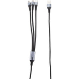Câble USB triple tête USB-A+C câble 1m - Zenitech