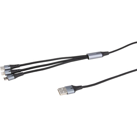 Câble USB triple tête USB-A+C câble 1m - Zenitech