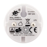 Double chargeur USB 2,1A avec anneau d'extraction Blanc - Zenitech