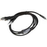 Triple câble USB-C, Lightning, Micro-USB - 1m - Zenitech