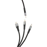 Triple câble USB-C, Lightning, Micro-USB - 1m - Zenitech