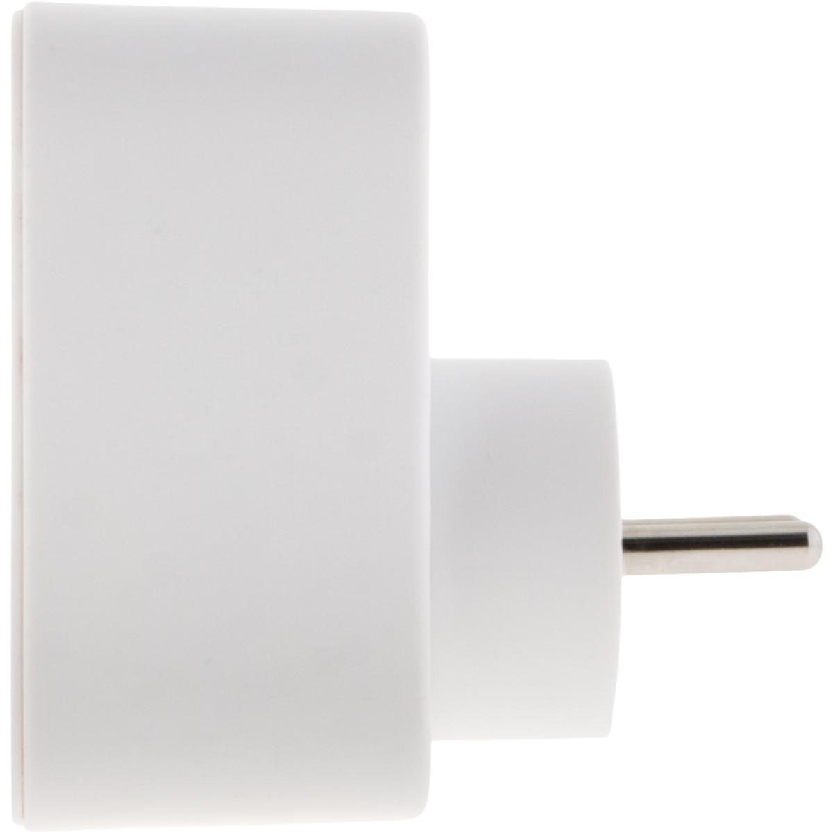 Prise murale 2P+T 16A 230V 3680W - USB A + USB-C - Watt and Co