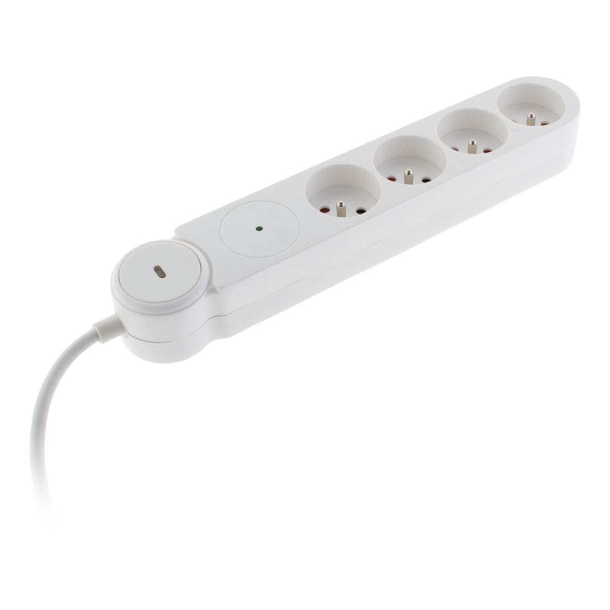 Multiprise parafoudre Schuko 16A + interrupteur - Zenitech