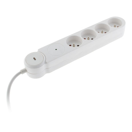 Multiprise parafoudre Schuko 16A + interrupteur - Zenitech