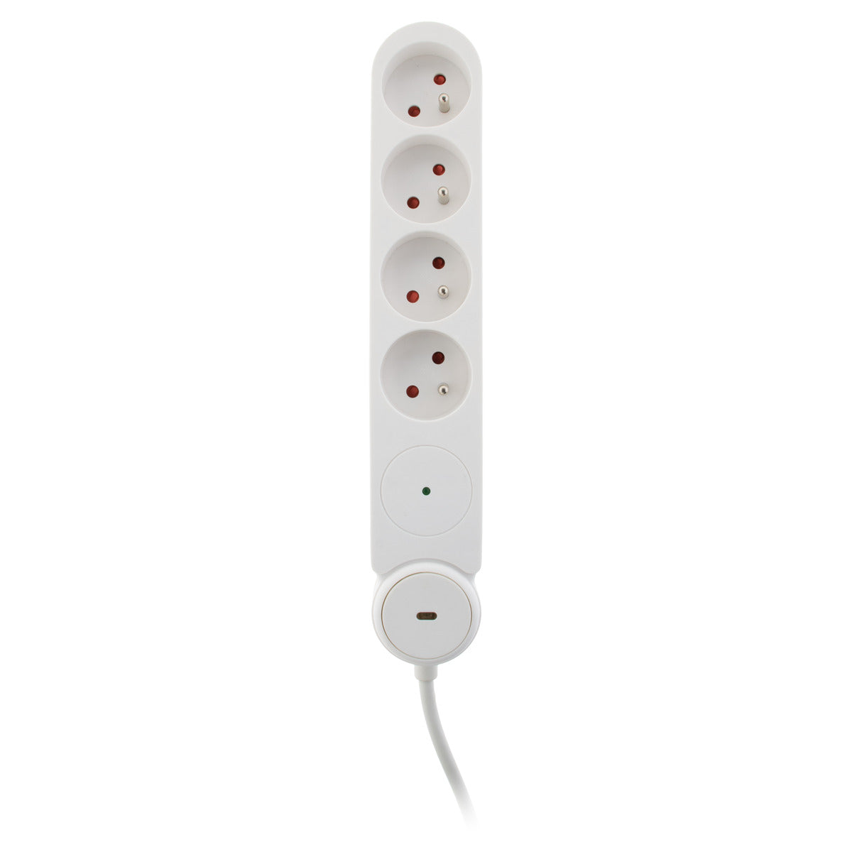 Multiprise parafoudre Schuko 16A + interrupteur - Zenitech