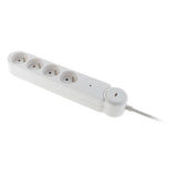 Multiprise parafoudre Schuko 16A + interrupteur - Zenitech