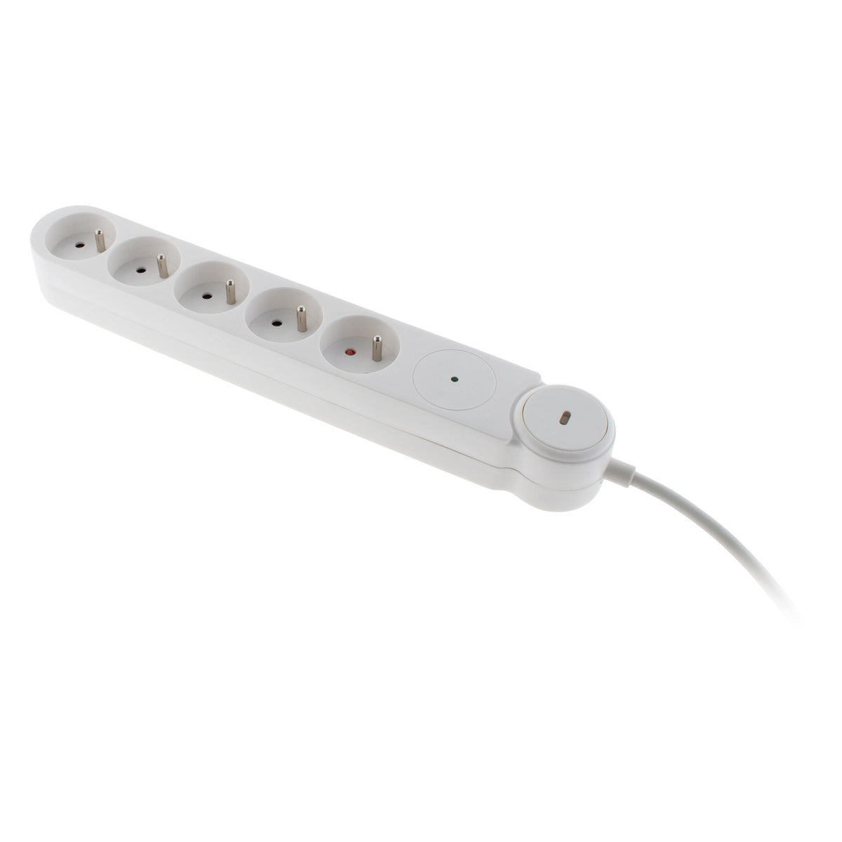 Multiprise parafoudre Schuko 16A + interrupteur - Zenitech