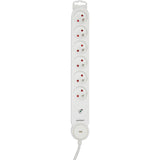 Bloc multiprise parafoudre 16A + interrupteur - Zenitech