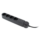 Multiprise parafoudre Schuko 16A + interrupteur - Zenitech