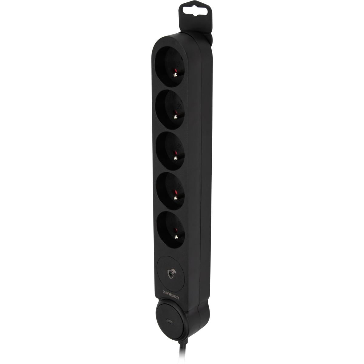 Bloc multiprise parafoudre 16A + interrupteur - Zenitech