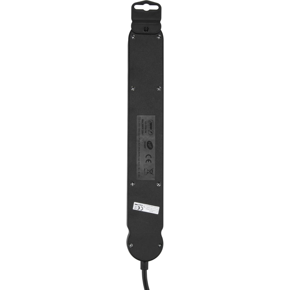 Bloc multiprise parafoudre 16A + interrupteur - Zenitech