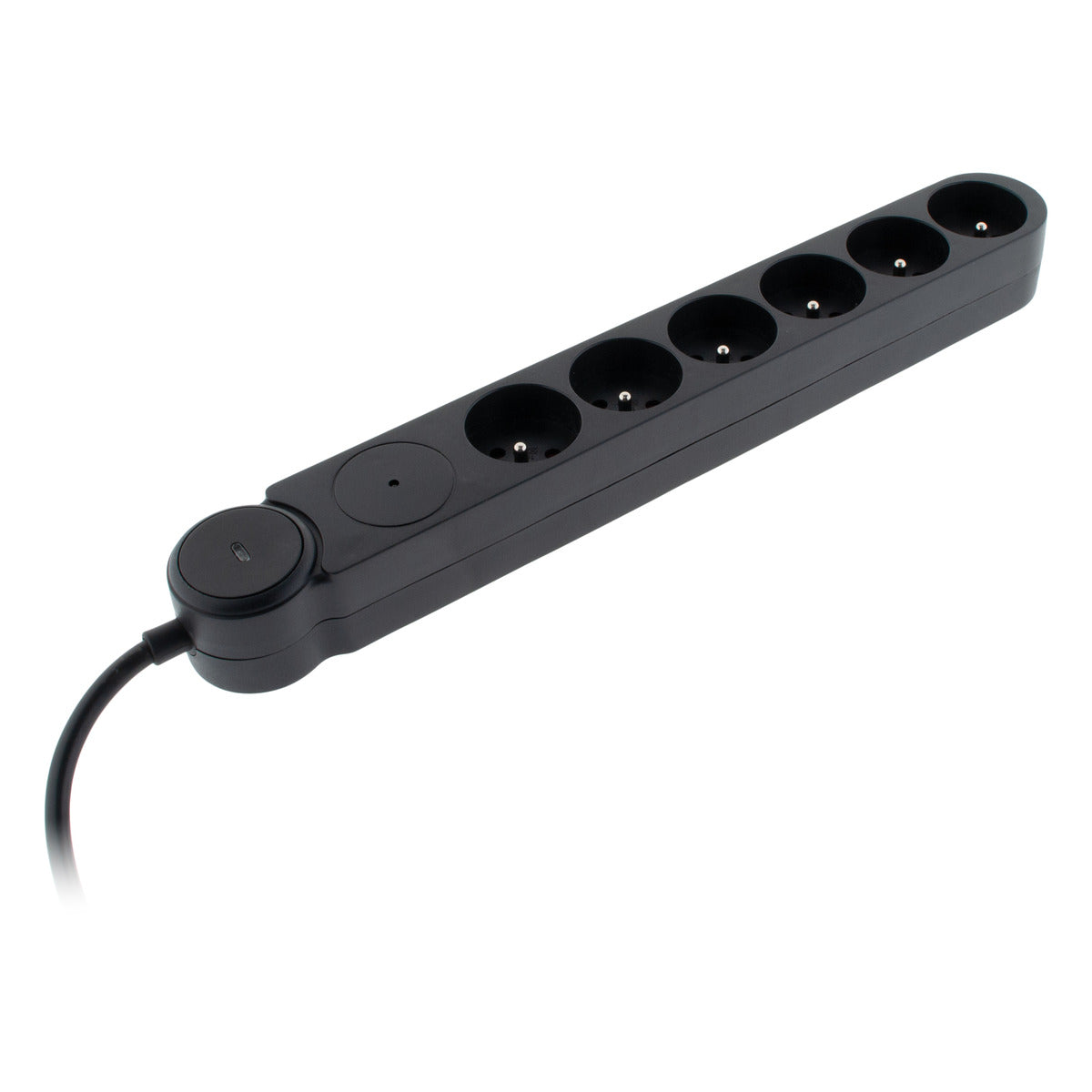 Multiprise parafoudre Schuko 16A + interrupteur - Zenitech