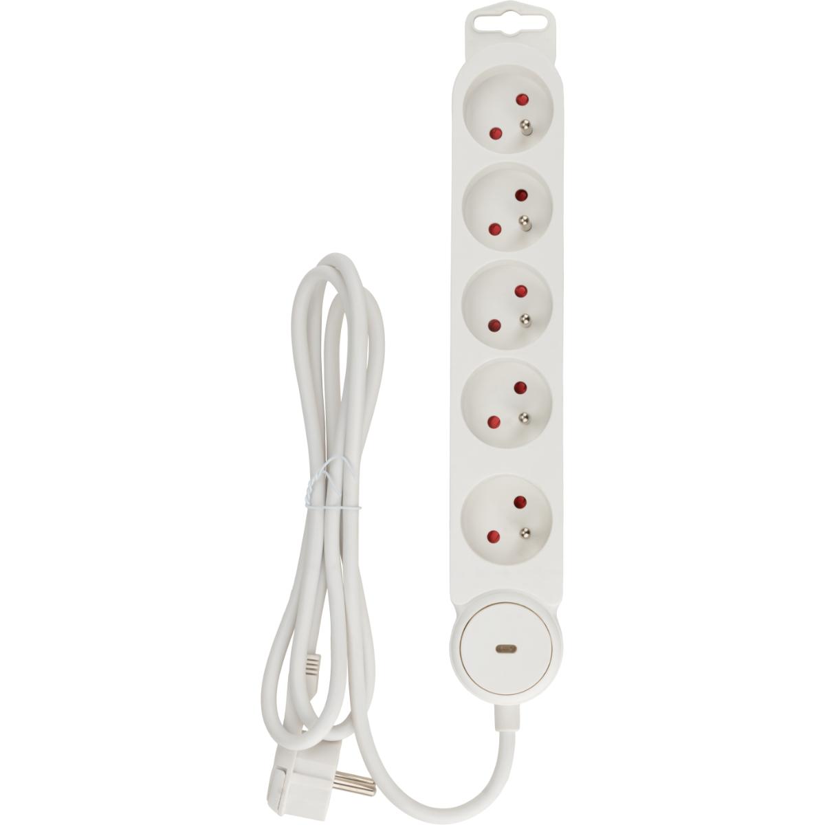 Bloc multiprise Iota 16A + interrupteur - Zenitech
