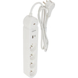 Bloc multiprise Iota 16A + interrupteurs + USB A+C - Zenitech