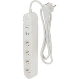 Bloc multiprise Iota 16A + interrupteurs + USB A+C - Zenitech