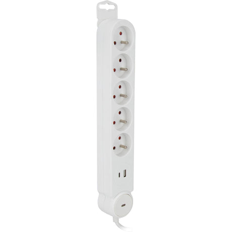 Bloc multiprise Iota 3/5 prises 16A + prises USB A+C - Zenitech