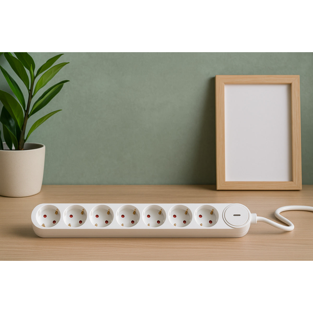 Bloc multiprise Iota 16A + interrupteurs + USB A+C - Zenitech