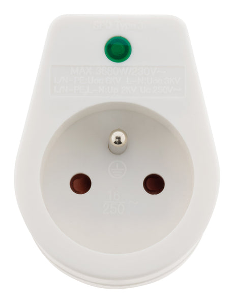 Prise parafoudre simple 2P+T - Zenitech