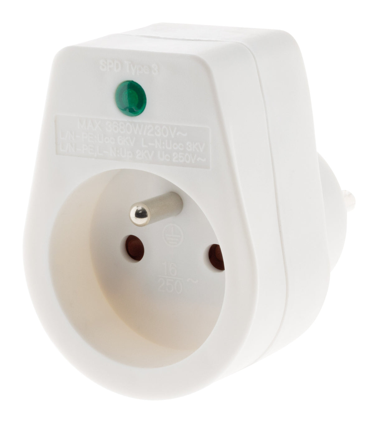 Prise parafoudre simple 2P+T - Zenitech