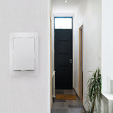 Interrupteur encastré blanc 10A - Zenitech