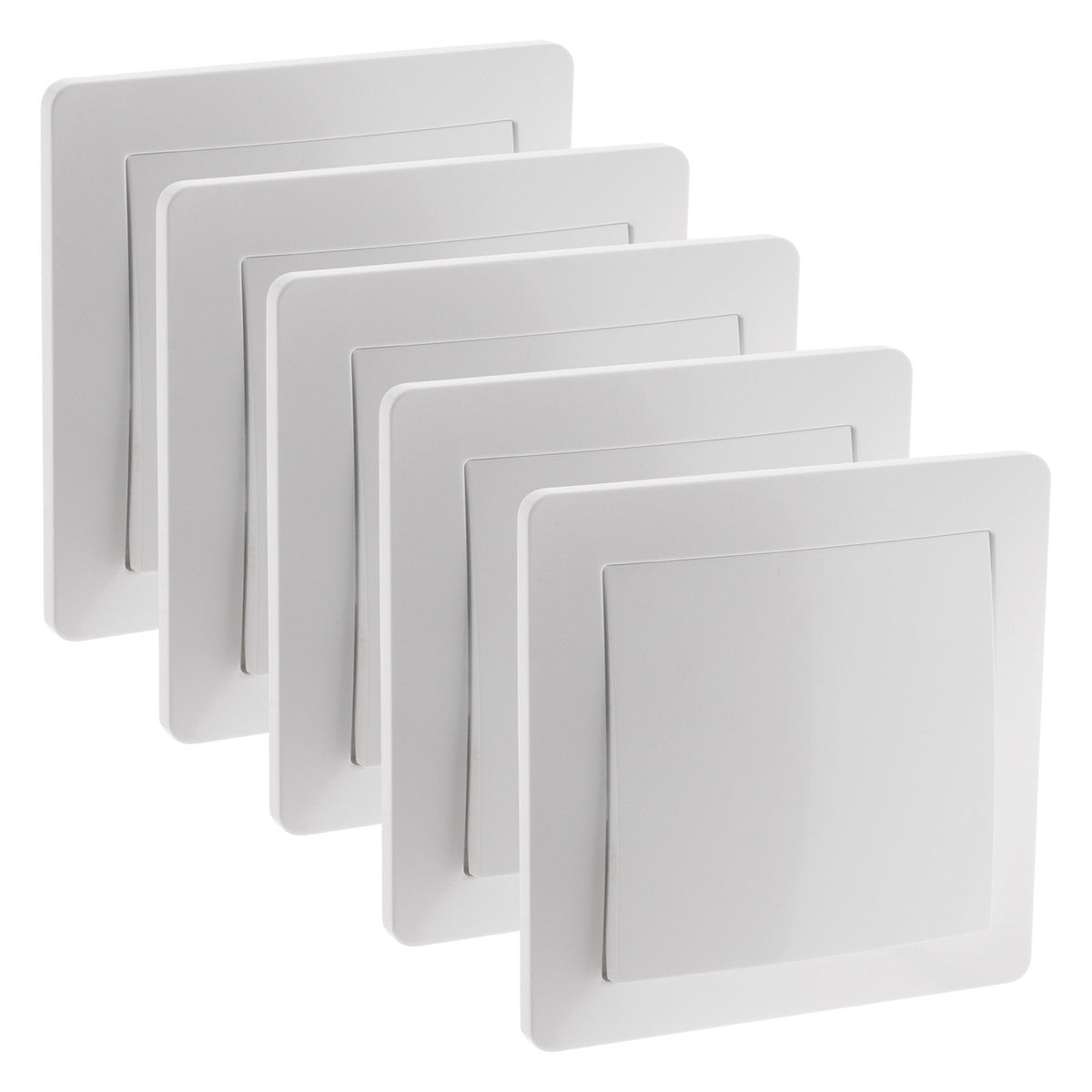 Interrupteur encastré blanc 10A - Zenitech