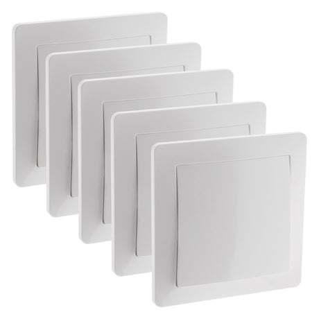 Interrupteur encastré blanc 10A - Zenitech