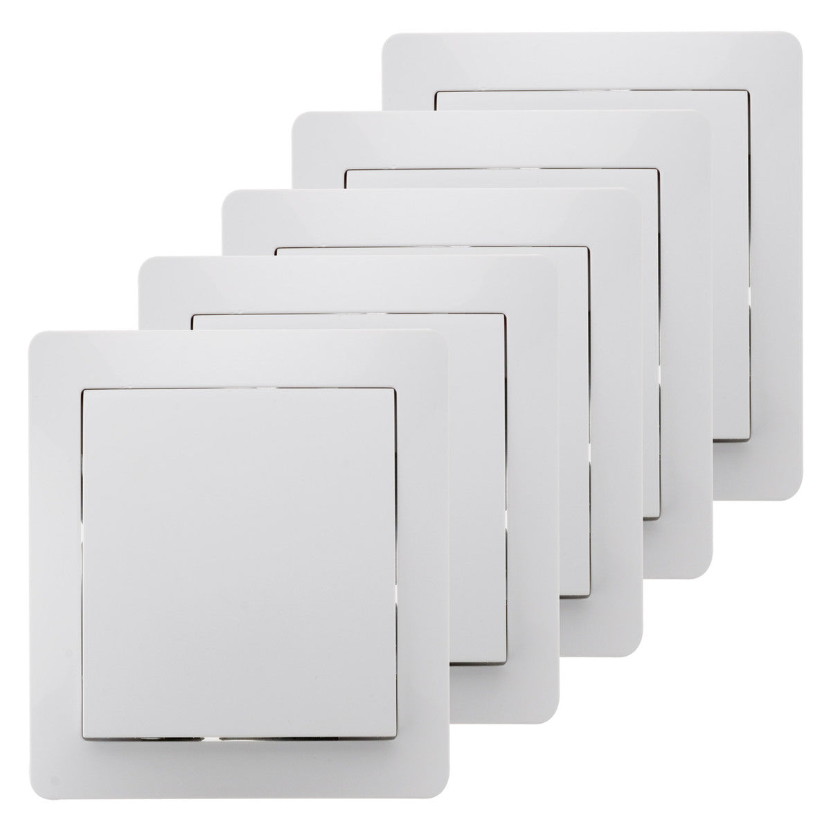 Interrupteur encastré blanc 10A - Zenitech