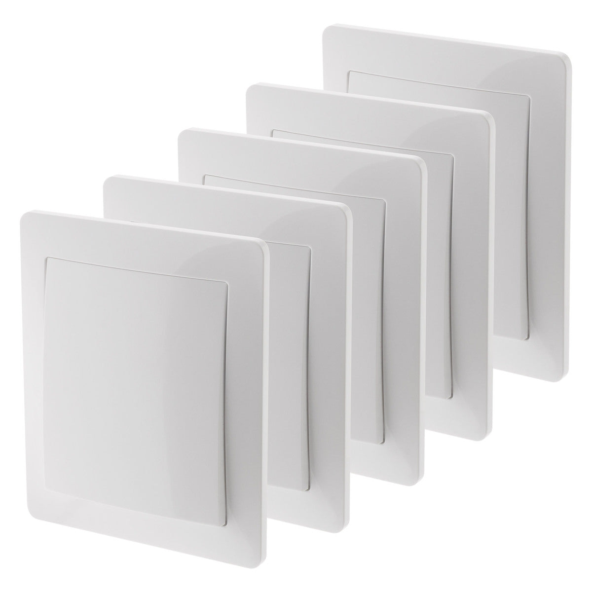 Interrupteur encastré blanc 10A - Zenitech
