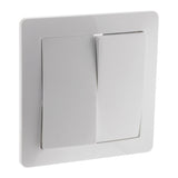 Va-et-vient double en saillie à bornes automatiques - Blanc - Orys -Zenitech
