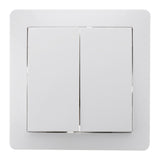 Va-et-vient double en saillie à bornes automatiques - Blanc - Orys -Zenitech