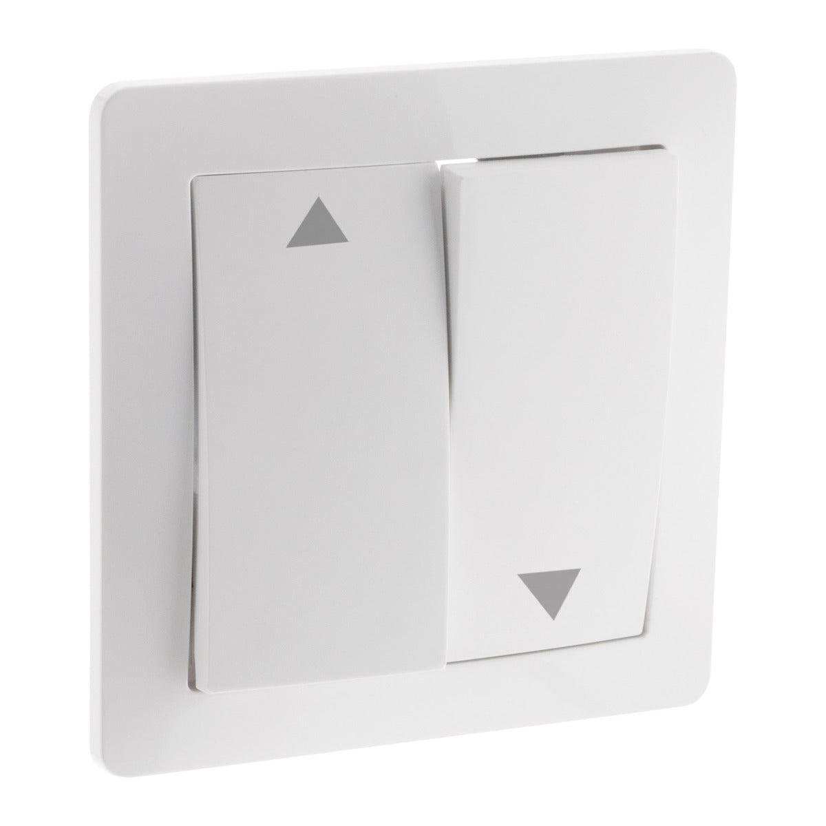 Bouton poussoir volet roulant - Blanc - Orys - Zenitech